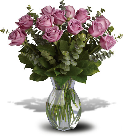 Lavender Wishes - 12 Premium Lavender Roses