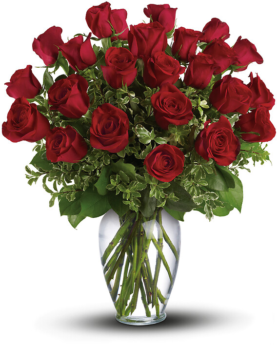 Always on My Mind - 12 Long Stemmed Red Roses