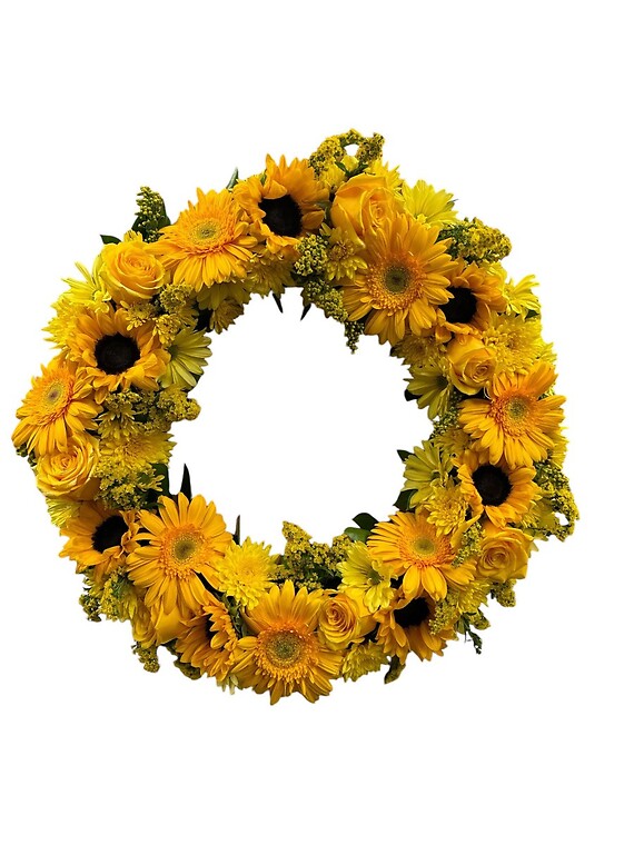 Heaven's Golden Light Wreath