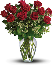Always on My Mind - 12 Long Stemmed Red Roses