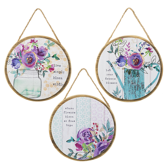 Love Blooms Plaques - $7.00 Each