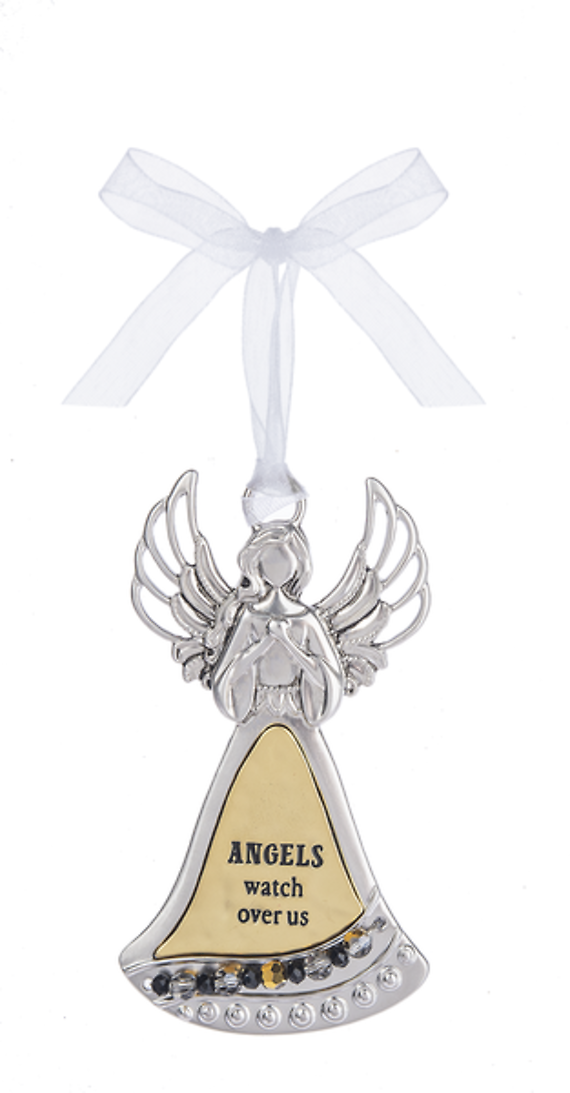 Angels Watch Over Us Window Ornament