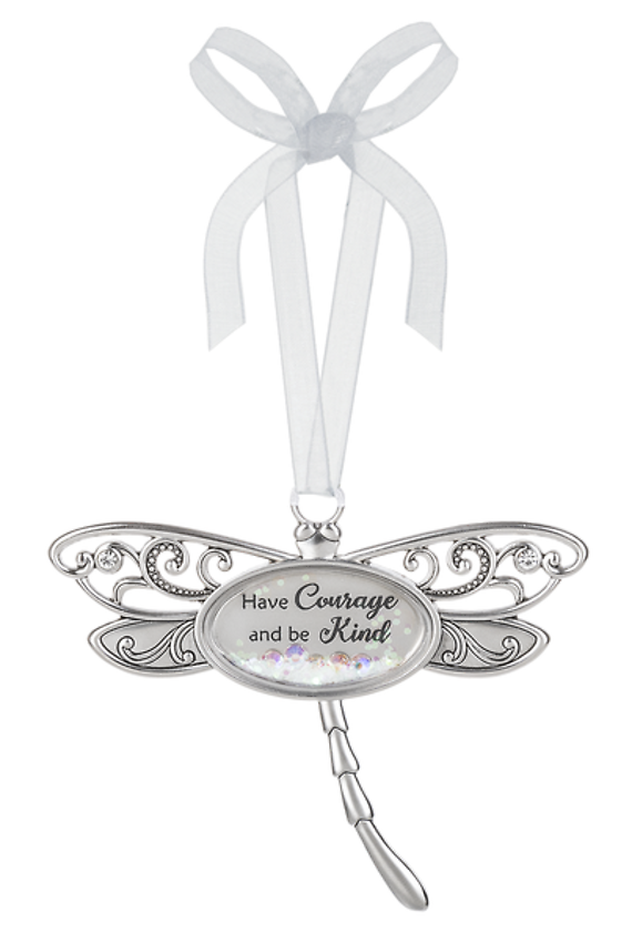 Be Kind Dragonfly Window Ornament